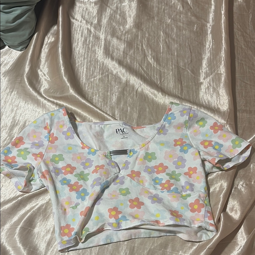 PacSun Floral Crop Top - Multicolor